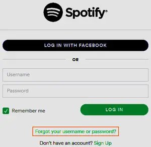 https spotify password reset