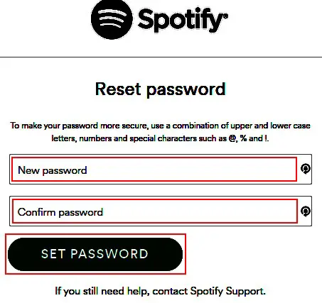 How to Reset Spotify Password