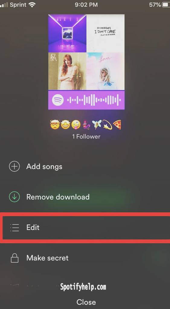 How To Change Spotify Playlist Picture On iPhone