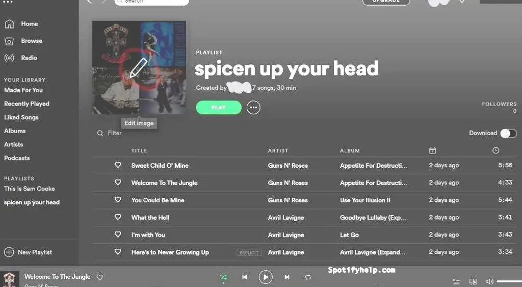 how to download a spotify playlist to your computer