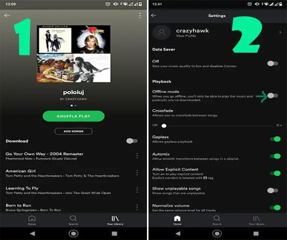 How to download songs from Spotify using a premium account on the motor-activated app? How To Download Music From Spotify