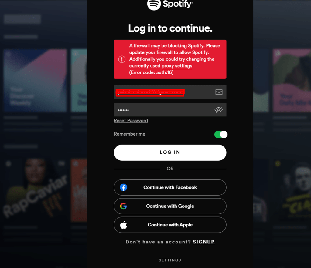 how to allow spotify through firewall