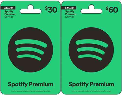 how to redeem Spotify gift card, Spotify Gift Card